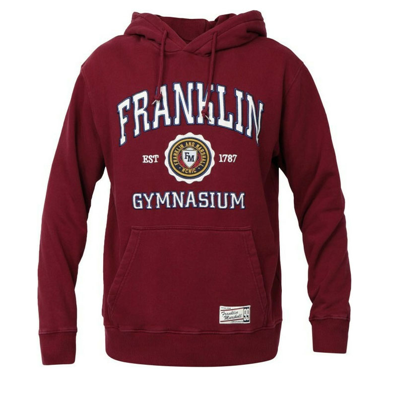 FRANKLIN MARSHALL BRUSHED COTTON FLEECE JM5120.000.2004P01-330 Μπορντό