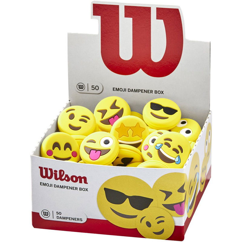 Wilson Αντικραδασμικό Ρακέτας  Emoji Dampener 1 ΤΕΜΑΧΙΟ (WR8404901001)ΚΙΤΡΙΝΟ