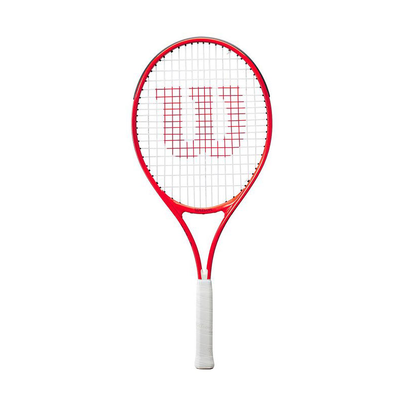 Wilson Roger Federer 25 (WR054310H)ΠΑΙΔΙΚΗ ΡΑΚΕΤΑ ΤΕΝΝΙΣ ΚΟΚΚΙΝΗ ΜΕ ΘΗΚΗ ΓΙΑ ΗΛΙΚΙΑ 9-10 ΕΤΩΝ