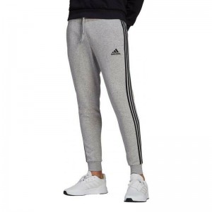 Adidas Sportswear Παντελόνι Φόρμας με Λάστιχο Fleece Γκρι GM1091 Adidas Sportswear Παντελόνι Φόρμας με Λάστιχο Fleece Γκρι GM1091