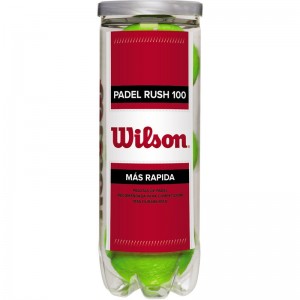 Wilson Padel Rush 100 WRT136500 3τμχ Μπάλες Padel Wilson Padel Rush 100 WRT136500 3τμχ Μπάλες Padel