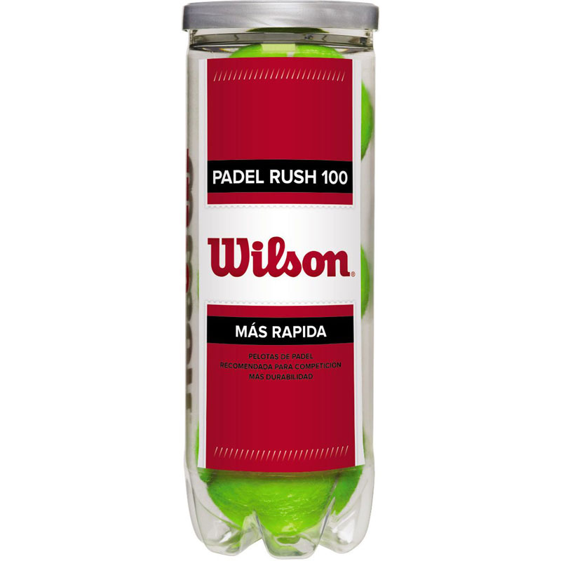Wilson Padel Rush 100 WRT136500 3τμχ Μπάλες Padel