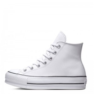 Converse Chuck Taylor All Star Lift Γυναικεία Flatforms Μποτάκια Λευκά 561676C Converse Chuck Taylor All Star Lift Γυναικεία Flatforms Μποτάκια Λευκά 561676C