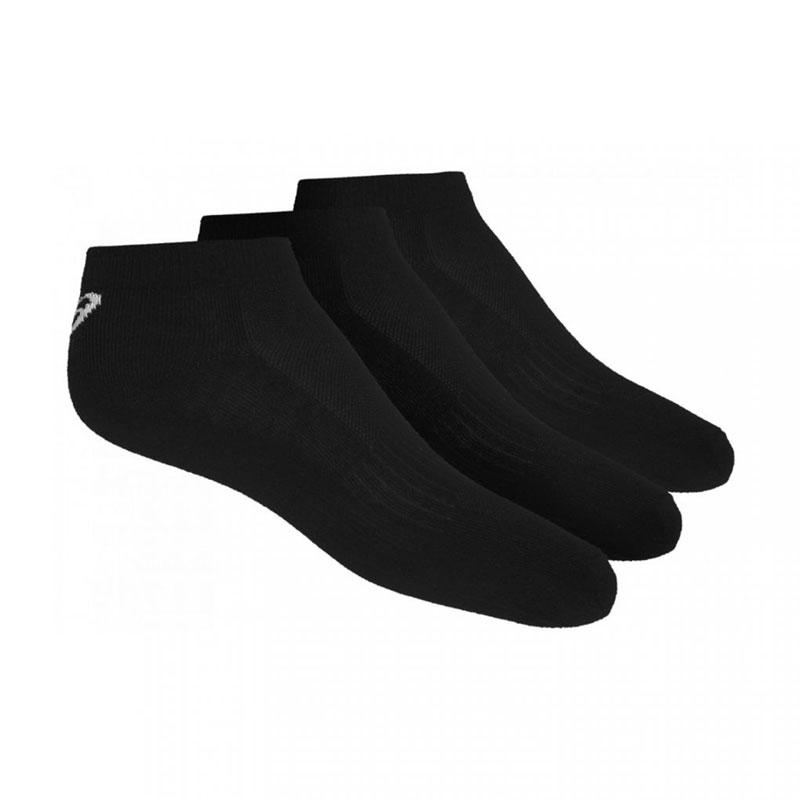 Asics Ped Socks 3 ζεύγη ΚΑΛΤΣΕΣ ΜΑΥΡΕΣ (155206-0900)