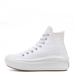 Converse Chuck Taylor All Star Move WMNS (568498C)Flatforms Μποτάκια White / Natural Ivory / Black