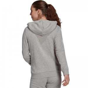 Adidas Essentials (GL0802)Γκρι Γυναικεία Ζακέτα Adidas Essentials (GL0802)Γκρι Γυναικεία Ζακέτα