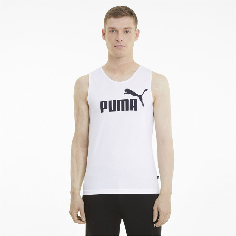 Puma Essentials Ανδρική Μπλούζα Αμάνικη Λευκή (586670-02)