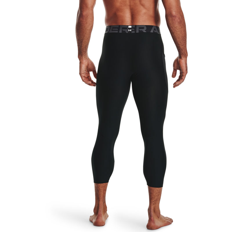 Under Armour HeatGear 3/4 Ανδρικό Κολάν ΜΑΥΡΟ Ισοθερμικό (1361588-001)