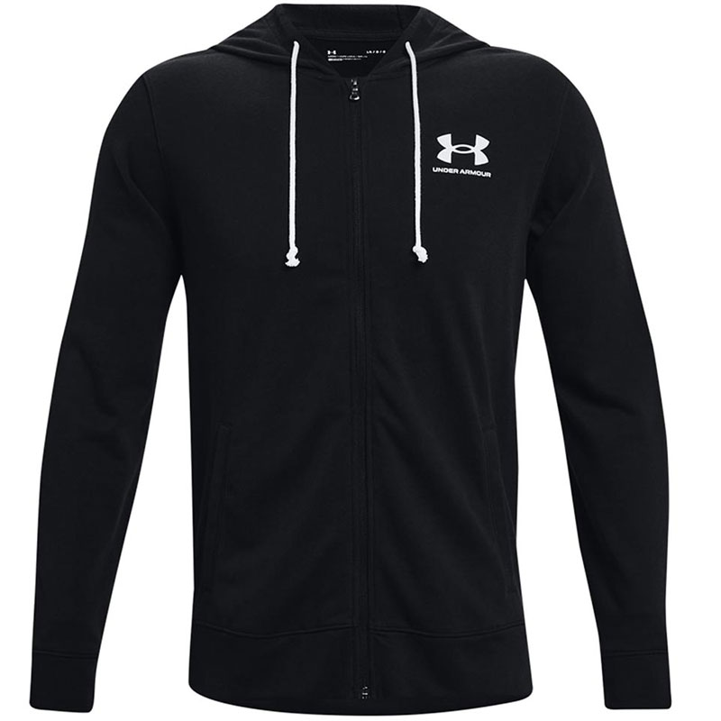 Under Armour ζακέτα UA Rival Terry Full-Zip ΜΑΥΡΗ 1370409-001