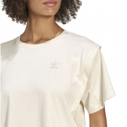 Adidas Adicolor Γυναικείο T-shirt Μπεζ (HC2013)