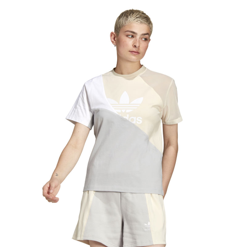 Adidas Adicolor Split Trefoil (HC7041)ΜΠΕΖ ΓΥΝΑΙΚΕΙΟ T-SHIRT