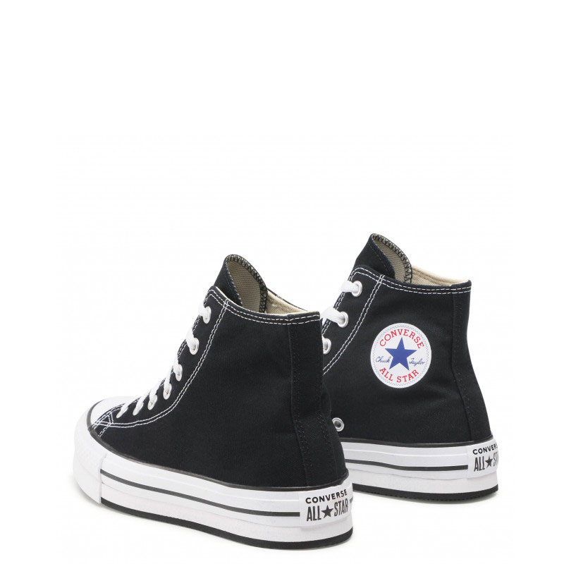 Converse High Ctas Eva Παιδικό Μποτακι Μαύρο (272855C)