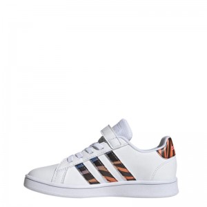 ADIDAS GRAND COURT TIGER-PRINT SHOES GZ1075