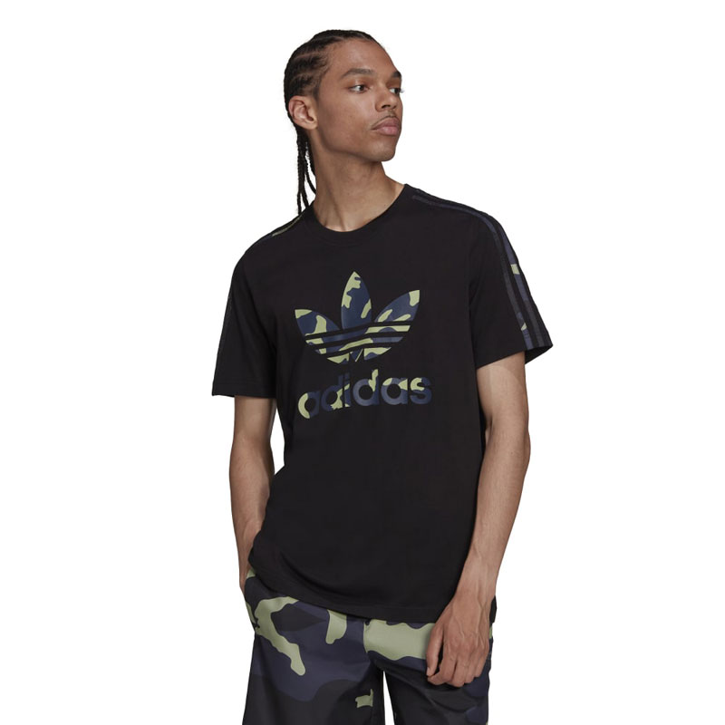 ADIDAS GRAPHICS CAMO INFILL TEE (HF4888)ΜΑΥΡΟ ΑΝΔΡΙΚΟ