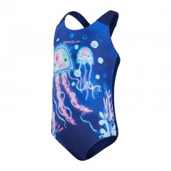 SPEEDO Toddler Girls Digital Placement Swimsuit (07970-G697)ΠΑΙΔΙΚΟ ΜΑΓΙΟ ΜΠΛΕ ΚΟΡΙΤΣΙ