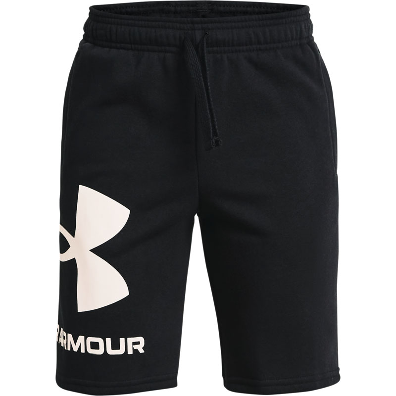 UNDER ARMOUR Rival Fleece Logo (1359065-001)ΠΑΙΔΙΚΗ ΜΑΥΡΗ ΒΕΡΜΟΥΔΑ