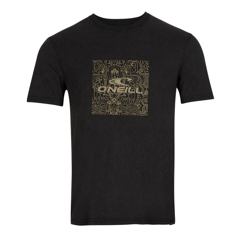 ONEILL CUBE FILL T-SHIRT (2850043-19010)ΜΑΥΡΟ ΑΝΔΡΙΚΟ