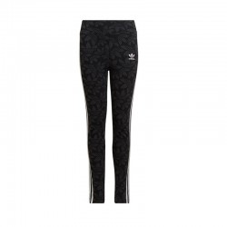 ADIDAS HIGH-WAISTED ALLOVER PRINT TIGHTS (HF4871)ΜΑΥΡΟ ΠΑΙΔΙΚΟ ΚΟΛΑΝ