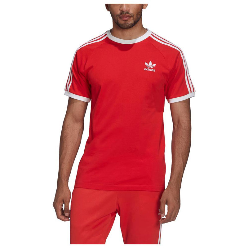Adidas Adicolor Classics 3-Stripes Ανδρικό T-shirt ΚΟΚΚΙΝΟ (HE9547)