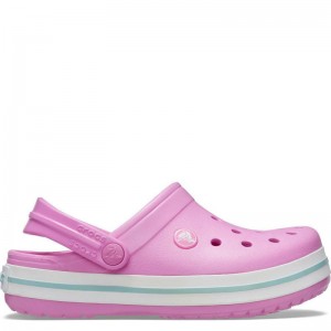 CROCS Crocband Clog K - Taffy Pink (207006-6SW)ΡΟΖ ΠΑΙΔΙΚΟ ΣΑΜΠΟ