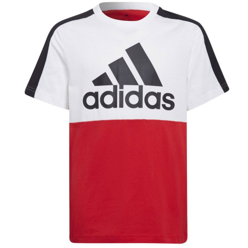 ADIDAS COLORBLOCK TEE (HC5648)ΚΟΚΚΙΝΟ/ΛΕΥΚΟ ΠΑΙΔΙΚΟ T-SHIRT