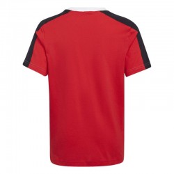 ADIDAS COLORBLOCK TEE (HC5648)ΚΟΚΚΙΝΟ/ΛΕΥΚΟ ΠΑΙΔΙΚΟ T-SHIRT