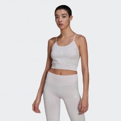 ADIDAS AEROKNIT SEAMLESS CROP TOP (HD9366)Almost Pink