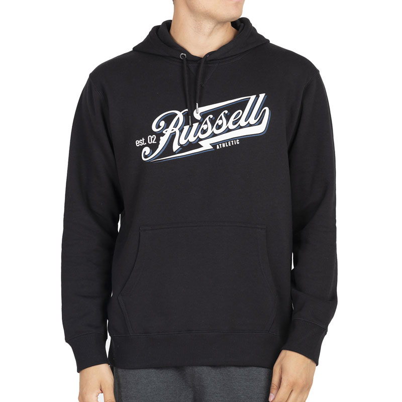 RUSSELL EST 02 PULL OVER HOODY (A2-014-2-099)ΜΑΥΡΗ ΦΟΥΤΕΡ ΜΠΛΟΥΖΑ