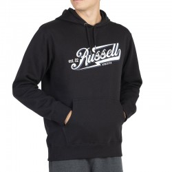 RUSSELL EST 02 PULL OVER HOODY (A2-014-2-099)ΜΑΥΡΗ ΦΟΥΤΕΡ ΜΠΛΟΥΖΑ