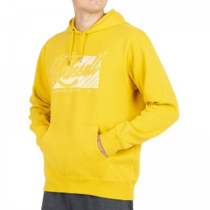 RUSSELL PULL OVER HOODY Ανδρικό κίτρινο φούτερ (A2-028-2-307) RUSSELL PULL OVER HOODY Ανδρικό κίτρινο φούτερ (A2-028-2-307)