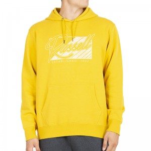 RUSSELL PULL OVER HOODY Ανδρικό κίτρινο φούτερ (A2-028-2-307) RUSSELL PULL OVER HOODY Ανδρικό κίτρινο φούτερ (A2-028-2-307)