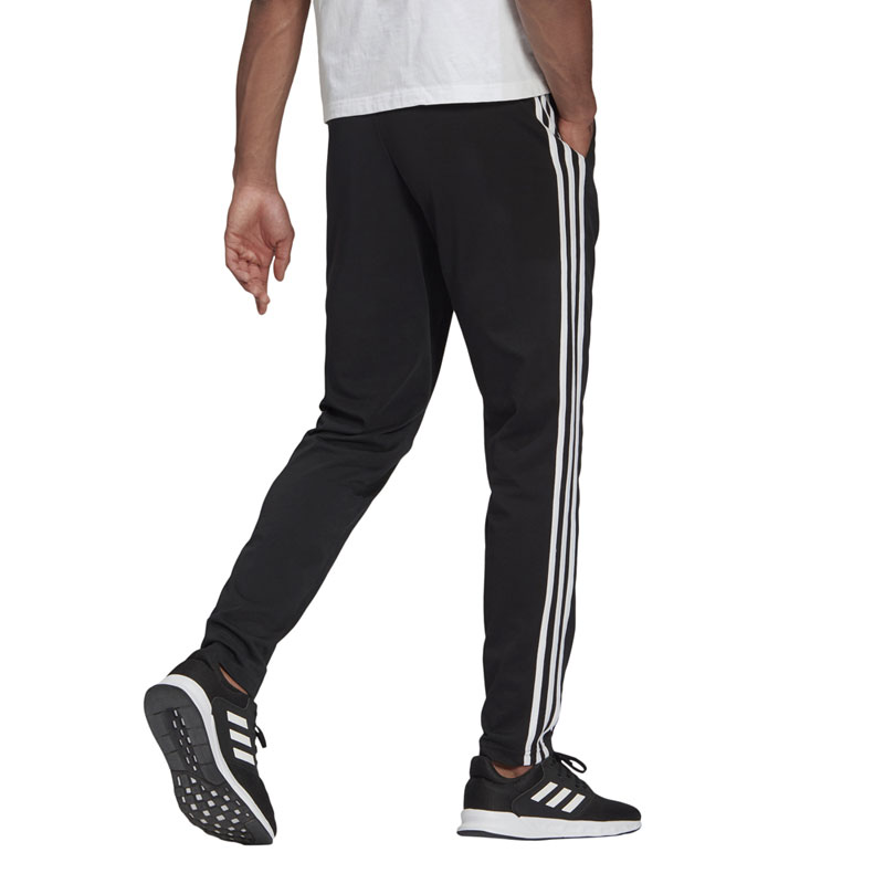 Adidas Essentials 3 Stripes (GK8995)Ανδρικο Παντελόνι Φόρμας με Λάστιχο Μαύρο