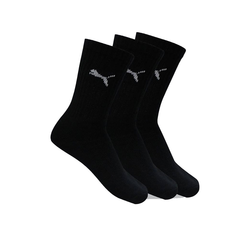 Puma Αθλητικές Κάλτσες Μαύρες 3 Ζεύγη (7312-200)