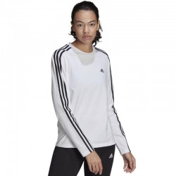 ADIDAS 3STR LONG SLEEVE WOMAN ΜΠΛΟΥΖΑ ΜΑΚΡΥ ΜΑΝΙΚΙ  HC9121 ΛΕΥΚΟ