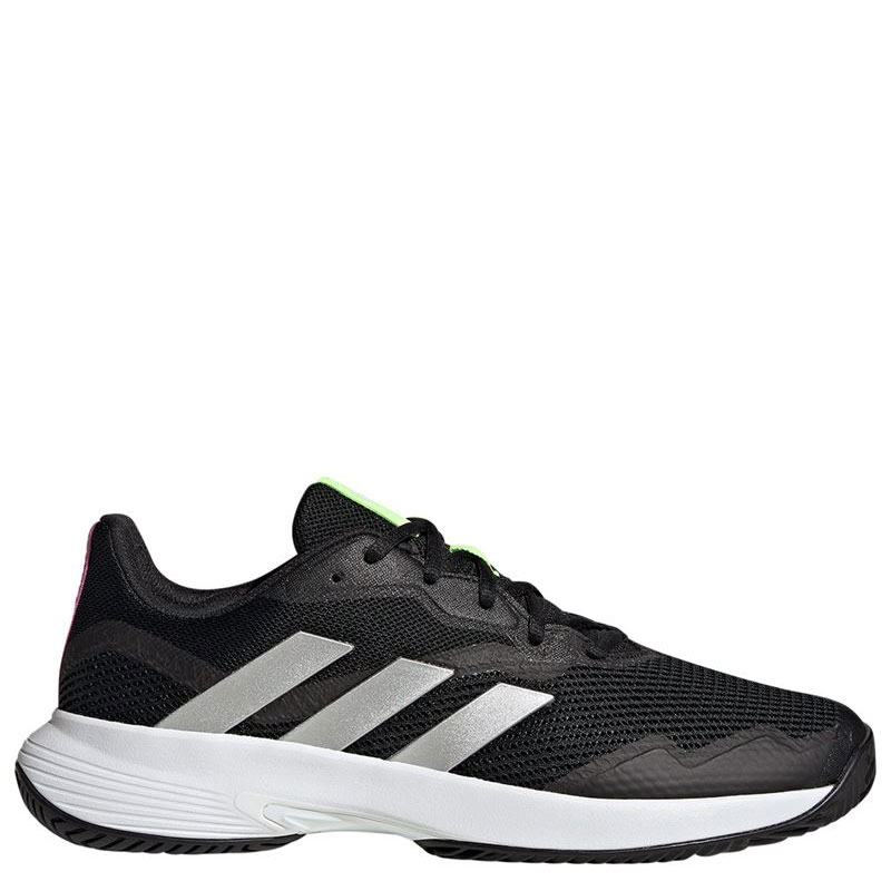 adidas CourtJam Control Mens Tennis Shoe Core Black/Silver GW4225