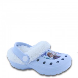 DISNEY Clog with warm lining (D4310327S-0174-0034) FROZEN ΣΙΕΛ ΠΑΝΤΟΦΛΑΚΙ ΜΕ ΓΟΥΝΑ