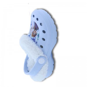 DISNEY Clog with warm lining (D4310327S-0174-0034) FROZEN ΣΙΕΛ ΠΑΝΤΟΦΛΑΚΙ ΜΕ ΓΟΥΝΑ