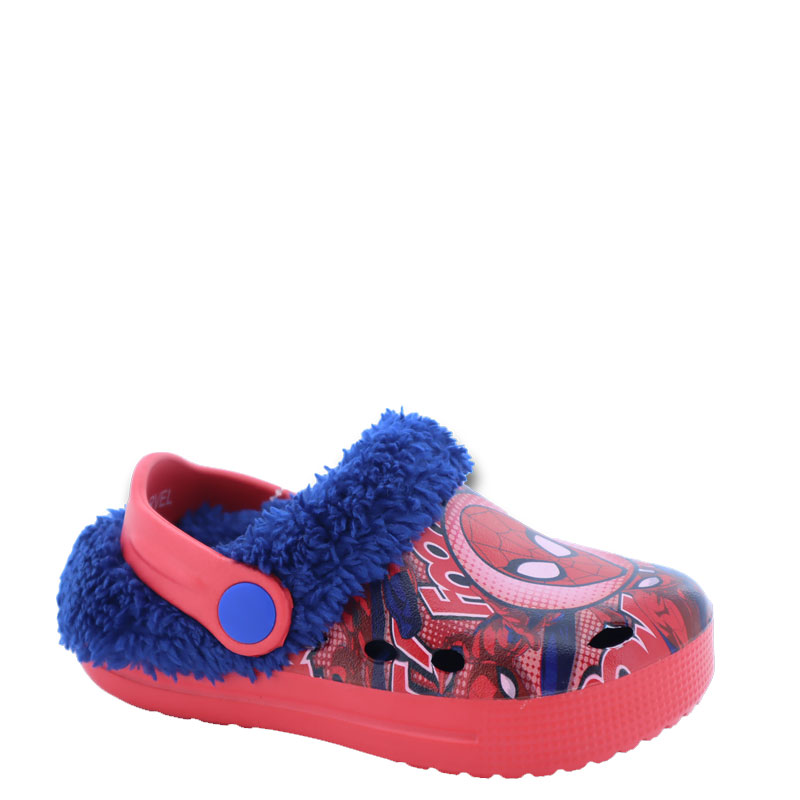 DISNEY Clog with digital print and warm lining (R1310273S-0174-0047)  Spider-Man ΚΟΚΚΙΝΟ ΠΑΝΤΟΦΛΑΚΙ ΜΕ ΓΟΥΝΑ