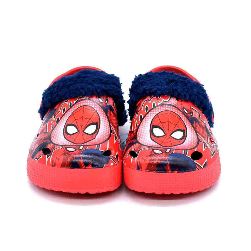 DISNEY Clog with digital print and warm lining (R1310273S-0174-0047)  Spider-Man ΚΟΚΚΙΝΟ ΠΑΝΤΟΦΛΑΚΙ ΜΕ ΓΟΥΝΑ