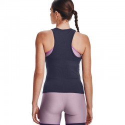 UNDER ARMOUR PROJECT ROCK RIB TANK (1373587-558)ΜΠΛΕ ΓΥΝΑΙΚΕΙΟ ΑΜΑΝΙΚΟ T-SHIRT