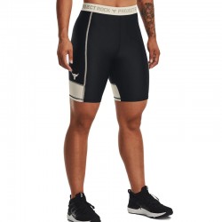 Under Armour Project Rock Γυναικείο Biker Σορτς (1373588-001)ΜΑΥΡΟ ΓΥΝΑΙΚΕΙΟ ΣΟΡΤΣ