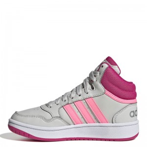 ADIDAS HOOPS MID 3.0 K (GZ1929)ΓΚΡΙ/ΡΟΖ ΠΑΙΔΙΚΟ ΥΠΟΔΗΜΑ ADIDAS HOOPS MID 3.0 K (GZ1929)ΓΚΡΙ/ΡΟΖ ΠΑΙΔΙΚΟ ΥΠΟΔΗΜΑ