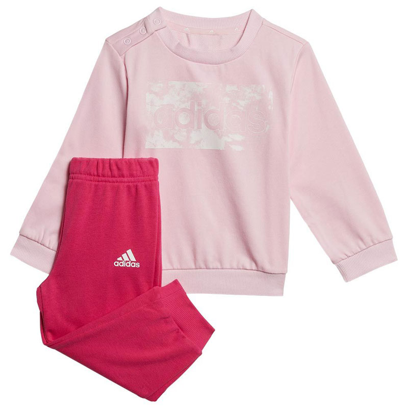 adidas Performance Essentials Παιδικό Σετ Φόρμας ΡΟΖ (HM6601)