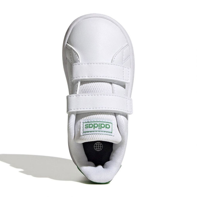adidas Performance Advantage Court  Βρεφικά Παπούτσια ΛΕΥΚΟ/ΠΡΑΣΙΝΟ (GW6500)