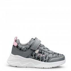 Fila Brett 2 Infants Shoes (7AF23009-399)ΓΚΡΙ/ΦΟΥΞΙΑ ΒΡΕΦΙΚΟ ΥΠΟΔΗΜΑ