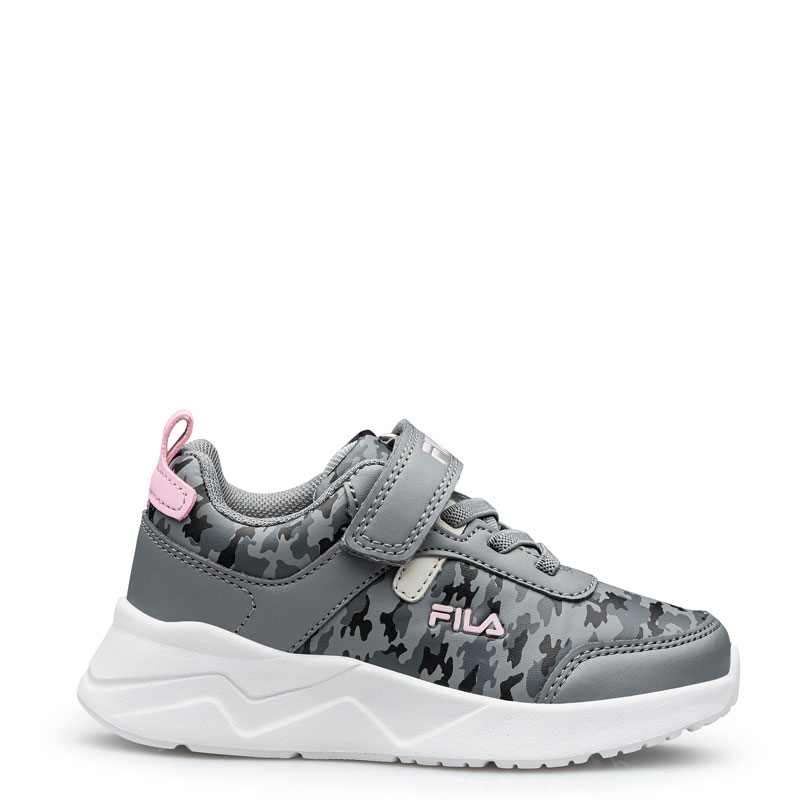 Fila Brett 2 Infants Shoes (7AF23009-399)ΓΚΡΙ/ΦΟΥΞΙΑ ΒΡΕΦΙΚΟ ΥΠΟΔΗΜΑ