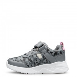 Fila Brett 2 Infants Shoes (7AF23009-399)ΓΚΡΙ/ΦΟΥΞΙΑ ΒΡΕΦΙΚΟ ΥΠΟΔΗΜΑ