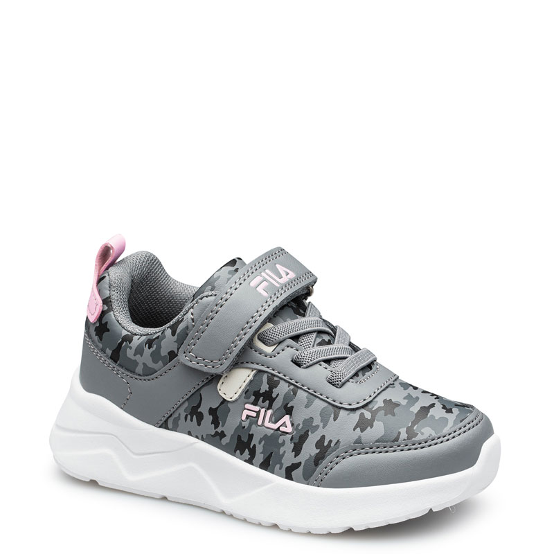 Fila Brett 2 Infants Shoes (7AF23009-399)ΓΚΡΙ/ΦΟΥΞΙΑ ΒΡΕΦΙΚΟ ΥΠΟΔΗΜΑ