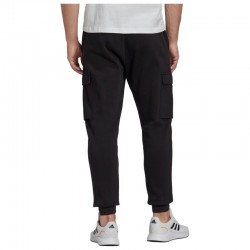 Adidas Essentials Παντελόνι Φόρμας με Λάστιχο Fleece Μαύρο (HL2226)