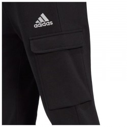 Adidas Essentials Παντελόνι Φόρμας με Λάστιχο Fleece Μαύρο (HL2226)